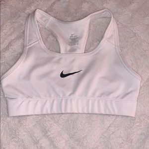 White Nike Sports Bra